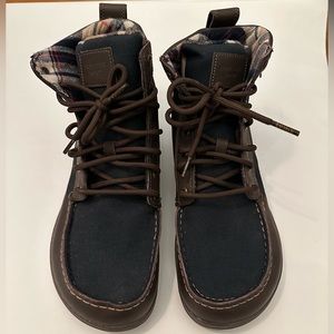 Lems - Size 44 - blue and brown Boulder Boots . Minimalist barefoot zero drop